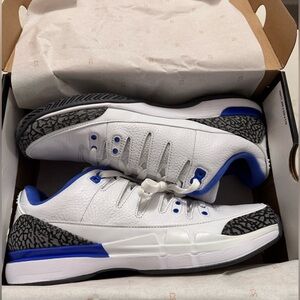 Nike Zoom Vapor Tour Jordan 3 “Racer Blue” Size 10.5
